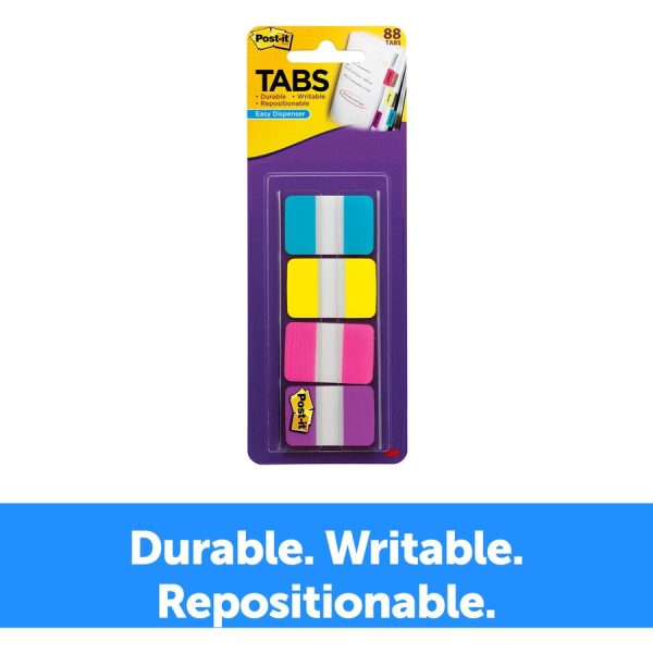 Post-it 1  Solid Color Self-stick Tabs, Sold as 1 Package For Sale - Image 2