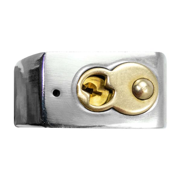 2-5 8  (65mm) Standard Hardened Shackle Round Steel Padlock with 3 Keys For Cheap - Image 4